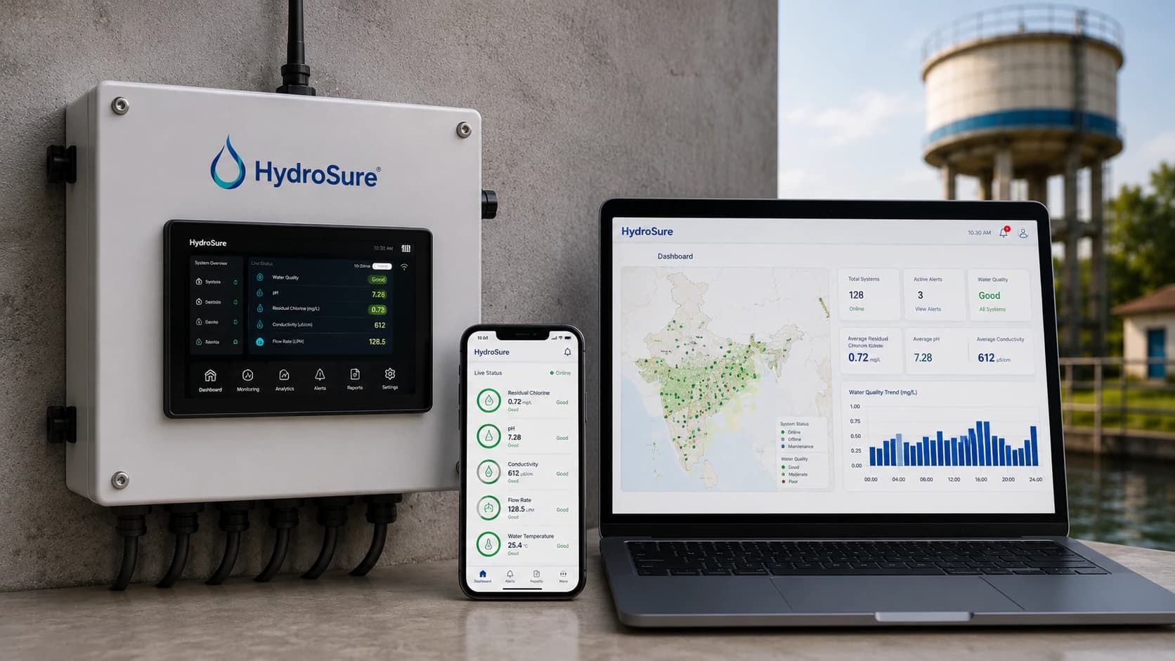 HydroSure IoT Monitoring Platform supporting product image 1